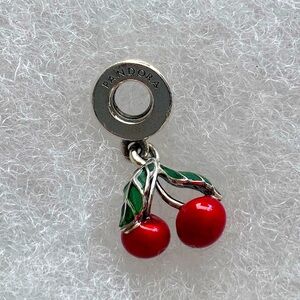 Pandora asymmetrical cherry fruit dangle charm S925 ALE, 791583C01